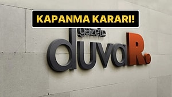 Gazete Duvar Kapanıyor