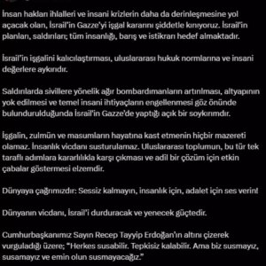 iletisim baskani duran israilin isgali uluslararasi hukuka aykiri Y1snu13A