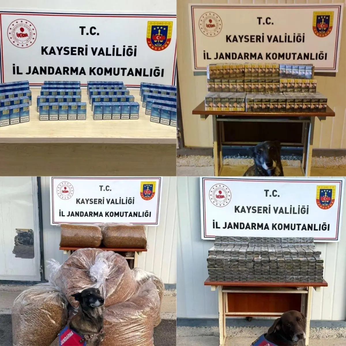 kayseride 2375 paket kacak sigara ele gecirildi NasISiCi